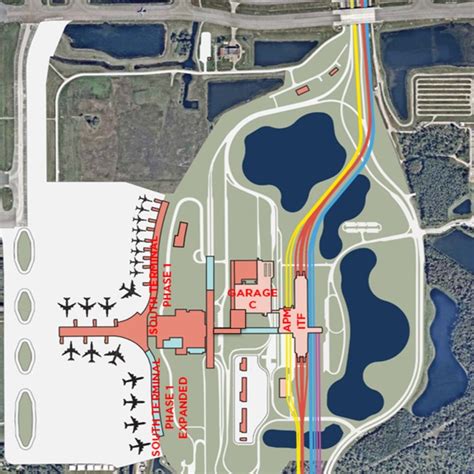 Mco Food Map Shops Restaurants Orlando International Airport Mco