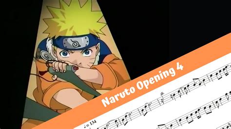 Naruto Opening 4 Flute Youtube
