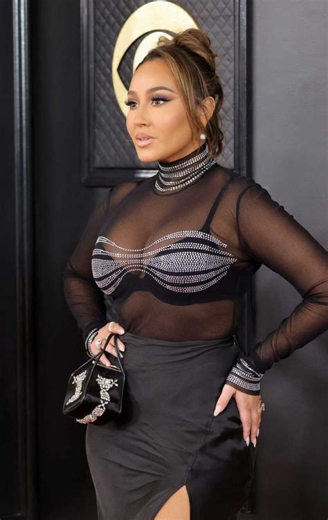 Adrienne Bailon Attends The Th Grammy Awards At Crypto Com Arena In Los Angeles