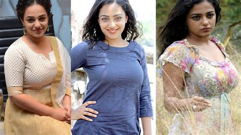 Actress Nithya Menon Hot Rare Images Reels Saree Tiktok Youtube