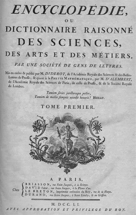 4 Frontispiece From The Encyclopédie Of Diderot And Dalembert