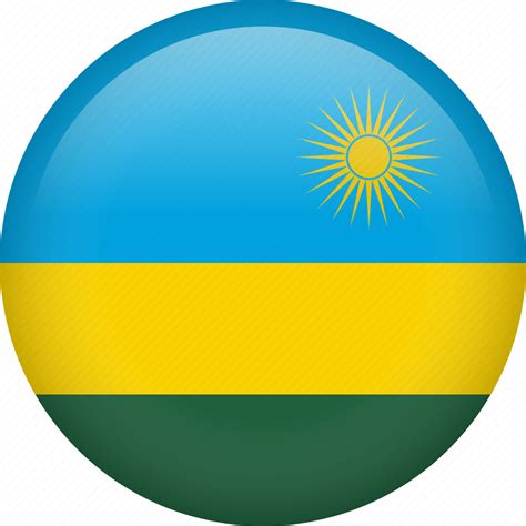 Rwanda Circle Country Flag National Nation Icon Download On