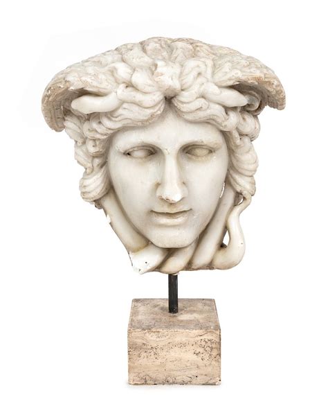 An Italian Marble Bust Of Medusa Sold At Auction On 15th October