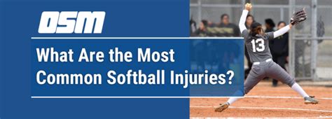 What Are The Most Common Softball Injuries Orthopedic And Sports Medicine