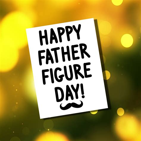 Fathers Day Card Father Figure Dad Greeting Card Alternative Funny Banter Homemade
