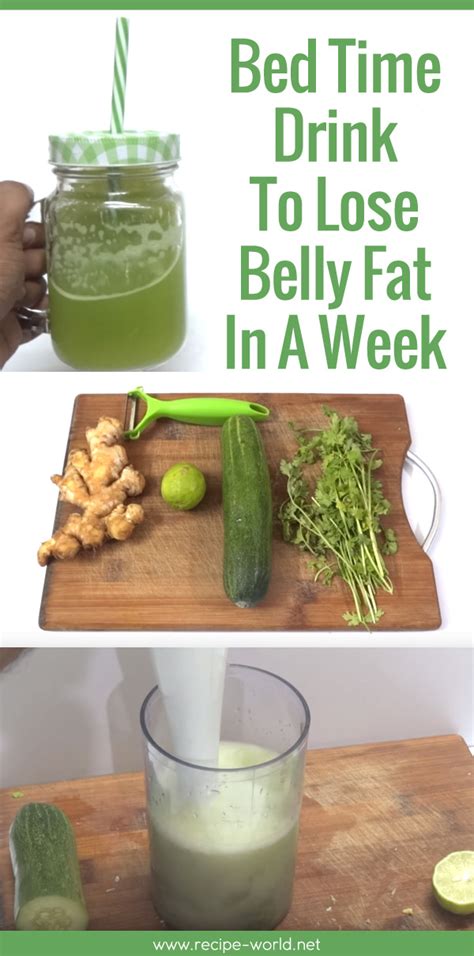 Recipe World Bed Time Drink To Lose Belly Fat In A Week Recipe World