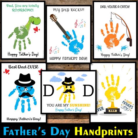 Fathers Day Handprint Art Keepsake Art Fathers Day Craft Activities
