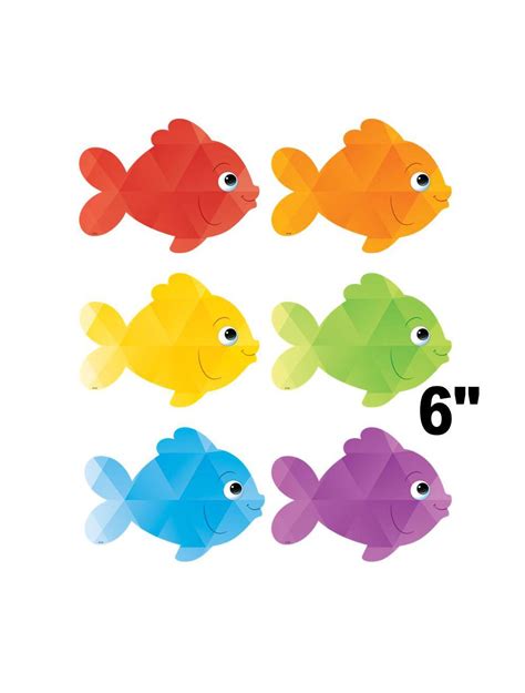 Colorful Fish Cut Outs