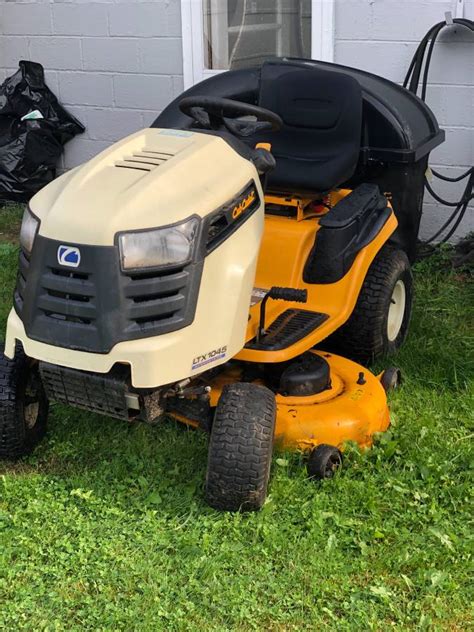 Cub Cadet Ltx 1045 Riding Lawn Mower With Bagger Ronmowers