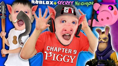 Roblox Piggy The Double Escape Of Elephant Pig Secret Hello Neighbor