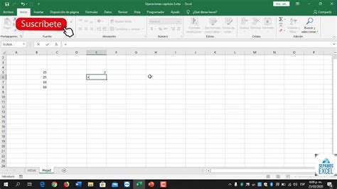 Como Hacer Una Multiplicacion Y Division En Excel Operaciones Basicas