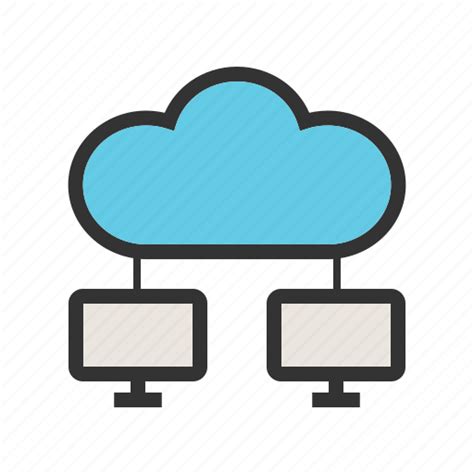 Center Cloud Connected Data Internet Network Technology Icon Download On Iconfinder