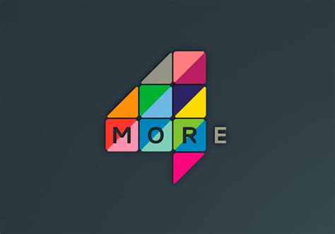 Channel More4 Rebranding Logo Wnw