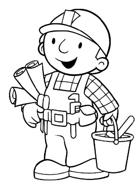 Free printable coloring pages bob the builder coloring sheets. Bob the Builder coloring pages. Download and print Bob the ...