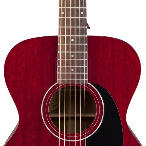 Guild M 120e Mahogany Electro Acoustic Guitar Cherry Red Nearly New