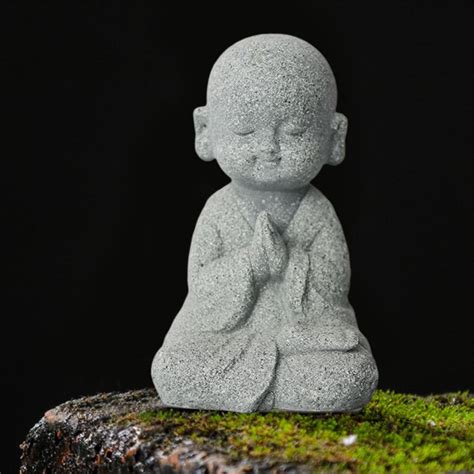 Buy Adorable Buddha Monk Statue Figurines Showpiece Fengshui Baby