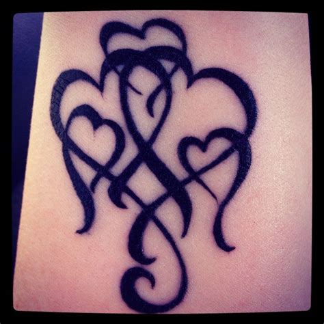 Intertwined Hearts Tattoos And Piercings Infinity Tattoo Tatting