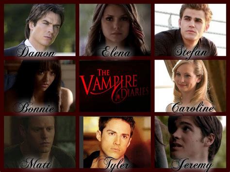 Vampire Diaries The Main Cast By Garciapenelope On Deviantart