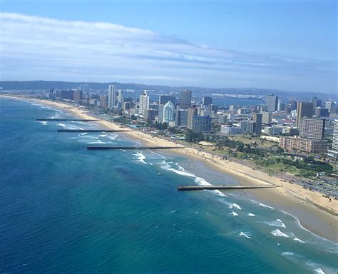 Durban Beachfront South Africa Aerial View Of Durban Bea Flickr
