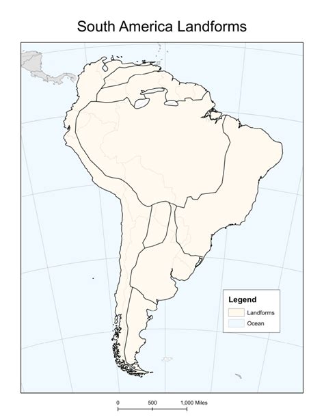 South American Landforms Diagram Quizlet