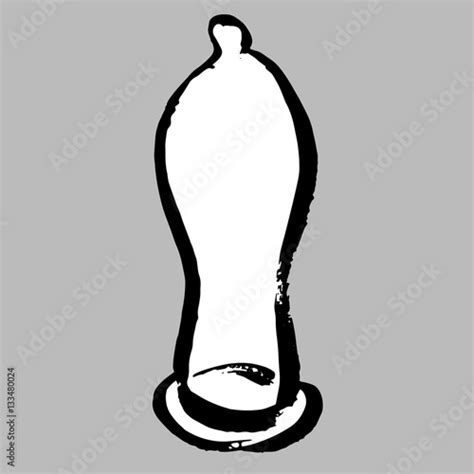 Latex Condom Realistic Vector Illustration Contraceptive Method