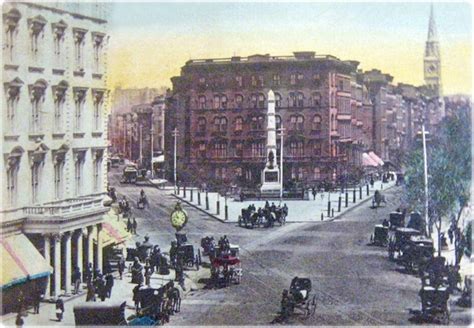Worth Square Fifth Avenue And Broadway 1860s
