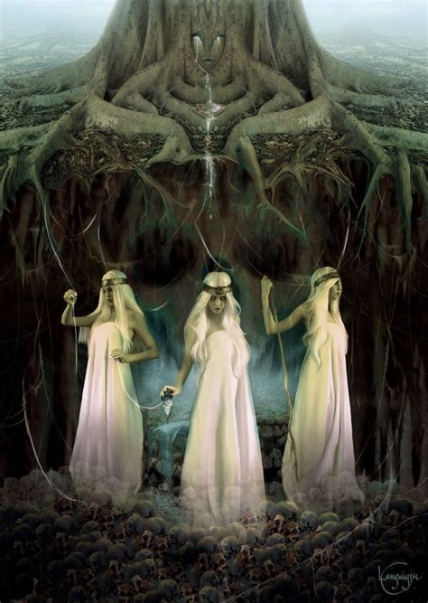 The Norns Via Barry Koebel The Names Of The Norns Are Urd Verdandi