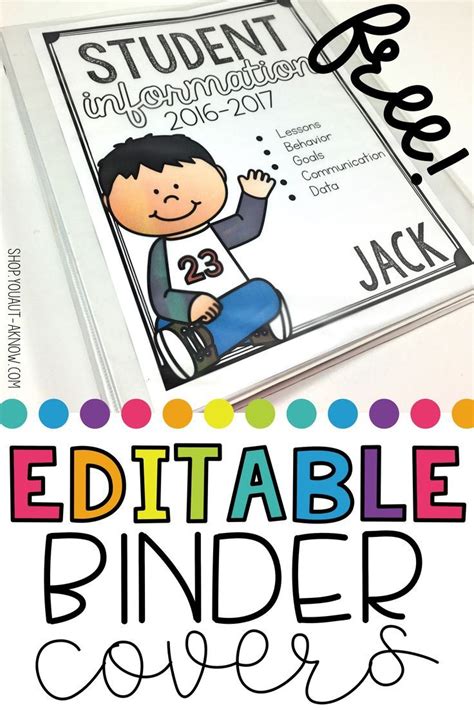 Do You Keep A Student Data Binder In Your Special Education Classroom