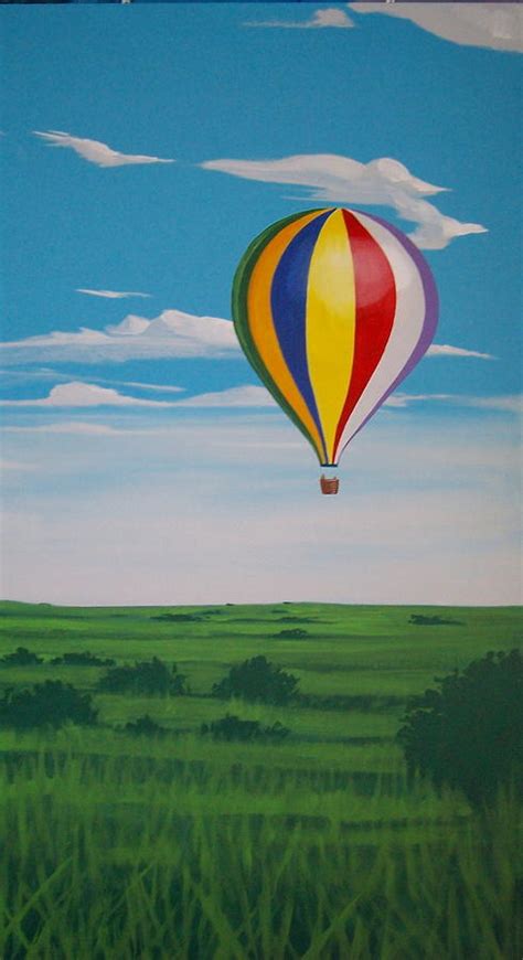 Hot Air Painting By David Larcom Fine Art America