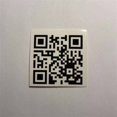 Never Gonna Give You Up Rick Astley QR Code Sticker Etsy