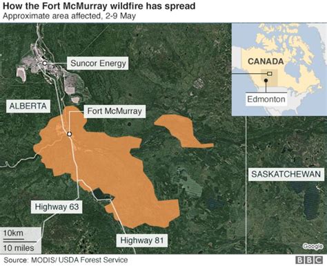 Canada Wildfire 20 Of Fort Mcmurray Homes Destroyed Says Mp Bbc News