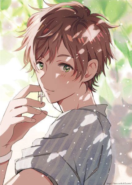 He is seen wearing a black turtleneck sweater with a. 11 best Brown hair Green eyes images on Pinterest | Anime ...