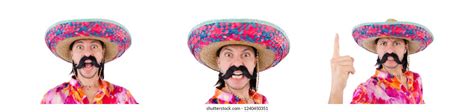 Funny Mexican Sombrero Hat Stock Photo Edit Now 1240451632