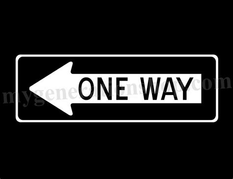 One Way Poster Reflective Sign Traffic Signs Signs