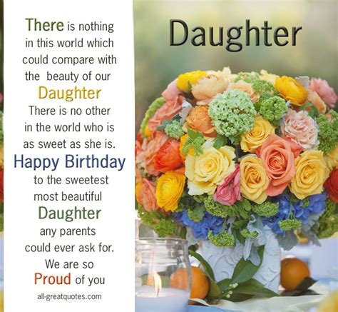 Happy Birthday To The Sweetest Daughter Birthday Wishes For Daughter