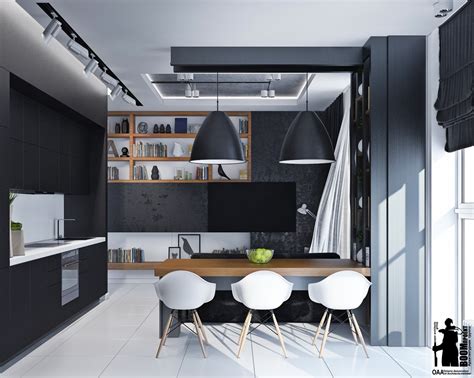 Artistic Apartments With Monochromatic Color Schemes