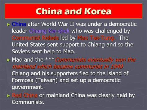 5 24 Cold War China Korea And The Red Scare Quizizz