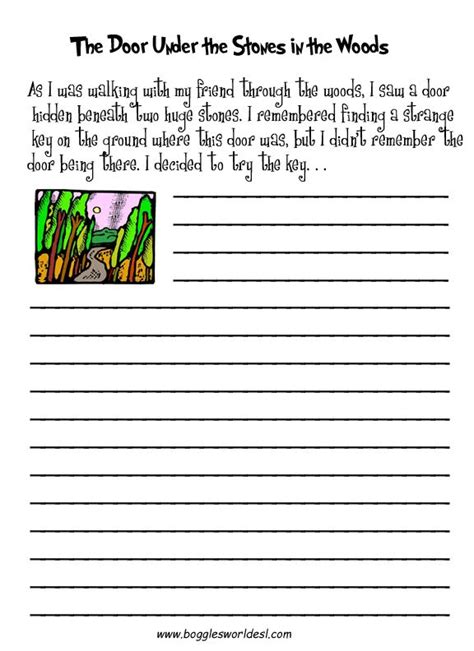 Printable Creative Writing Worksheets For Grade 4 Pdf Thekidsworksheet