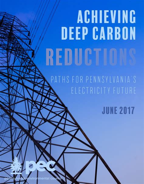 Pa Environment Digest Blog Pec New Report Shows Deep Decarbonization Pathways For Pennsylvania