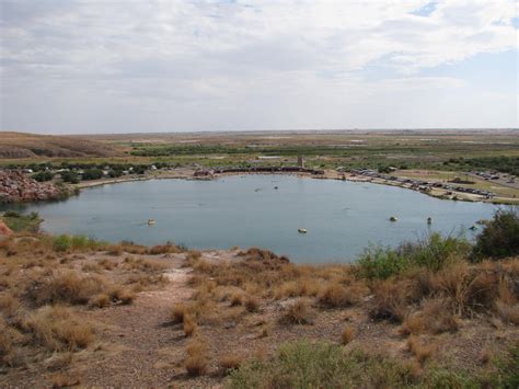 Lea Lake At Bottomless Lakes State Park Outside Roswell Nm State