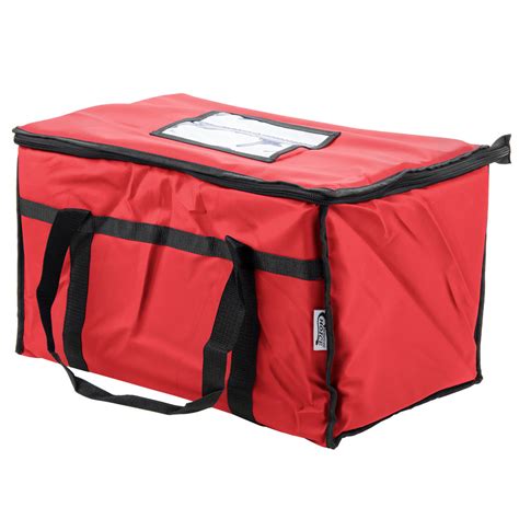 Choice Insulated Food Delivery Bag Pan Carrier With Microcore Thermal Hot Or Cold Pack Kit