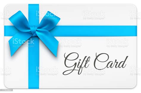 Check spelling or type a new query. Gift Card With Blue Bow Stock Illustration - Download Image Now - iStock