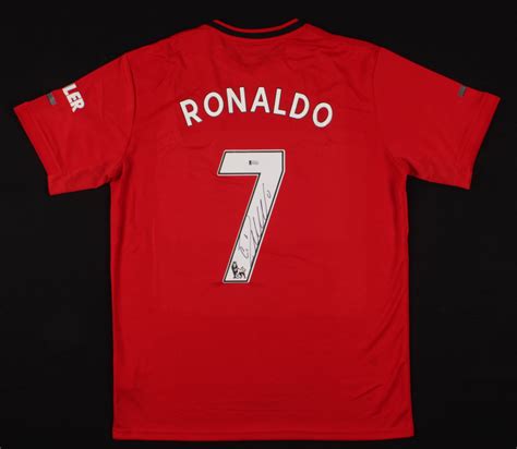 Cristiano Ronaldo Signed Manchester United Jersey Beckett Coa