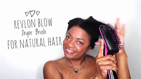 Think of your hair dryer as prescription medication — for your hair. Revlon Blow Dryer Brush on Natural Hair - YouTube