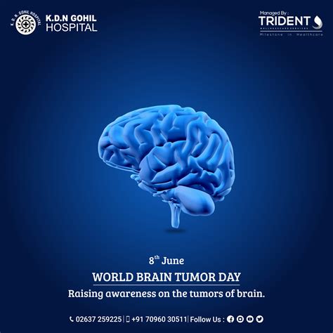 On World Brain Tumor Day We Aim To Save Lives By Raising Awareness