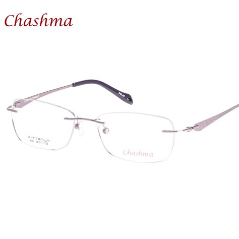 buy chashma brand eyewear quality eyeglasses female pure titanium glasses