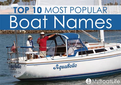 Top 10 Popular Boat Names My Boat Life