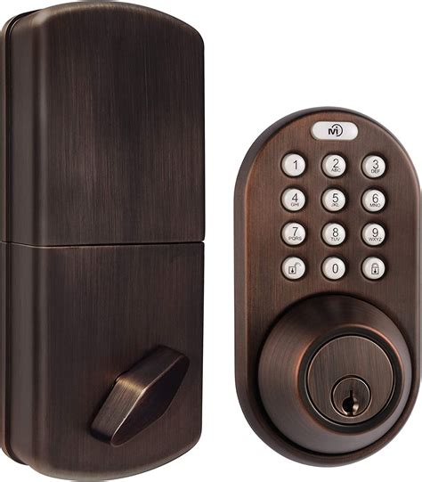 Milocks Tf 02ob Digital Deadbolt Door Lock With Electronic Keypad For