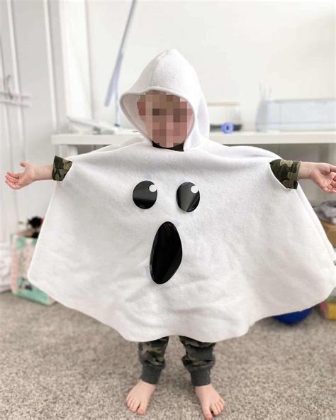 Diy Ghost Costume Tutorial In 2024 Kids Halloween Costume Ghost
