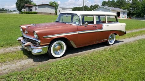 1956 Chevy Bel Air Beauville Ls Swapped 9 Passenger Station Wagon